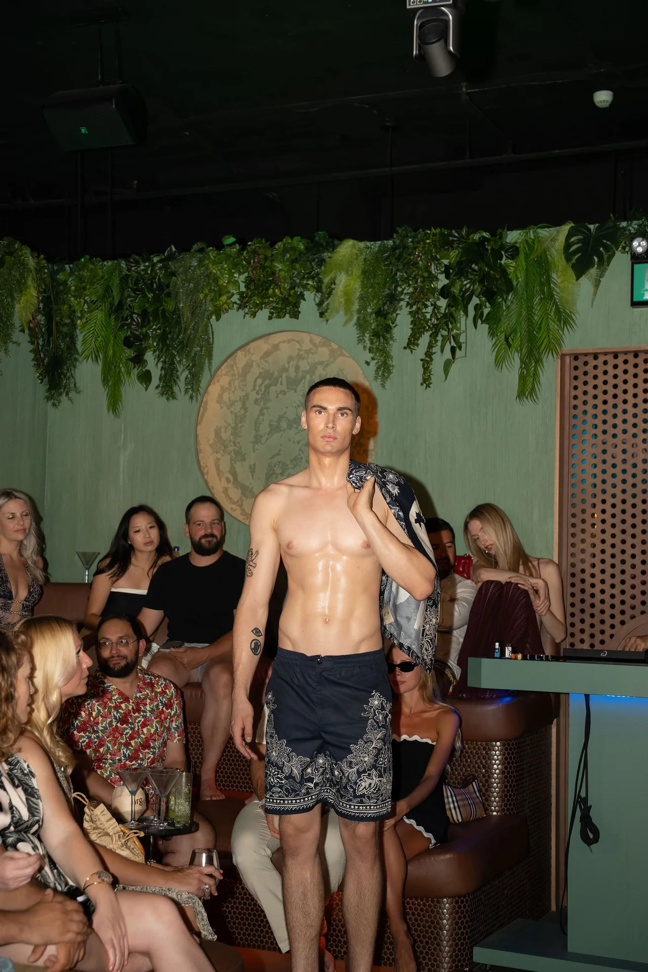 Swimwear on the runway at AURA, photographed by Nandu