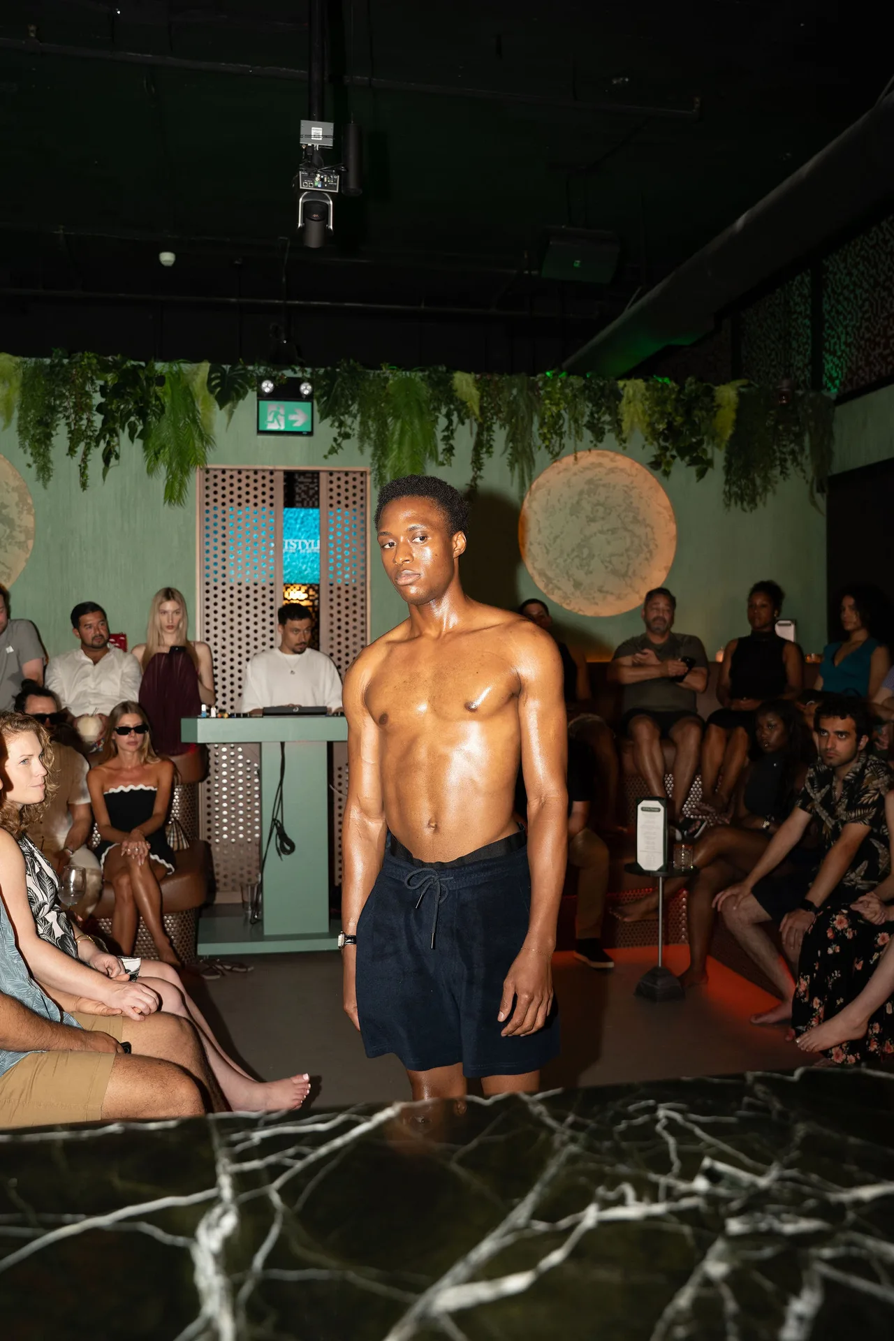 Swimwear on the runway at AURA, photographed by Nandu