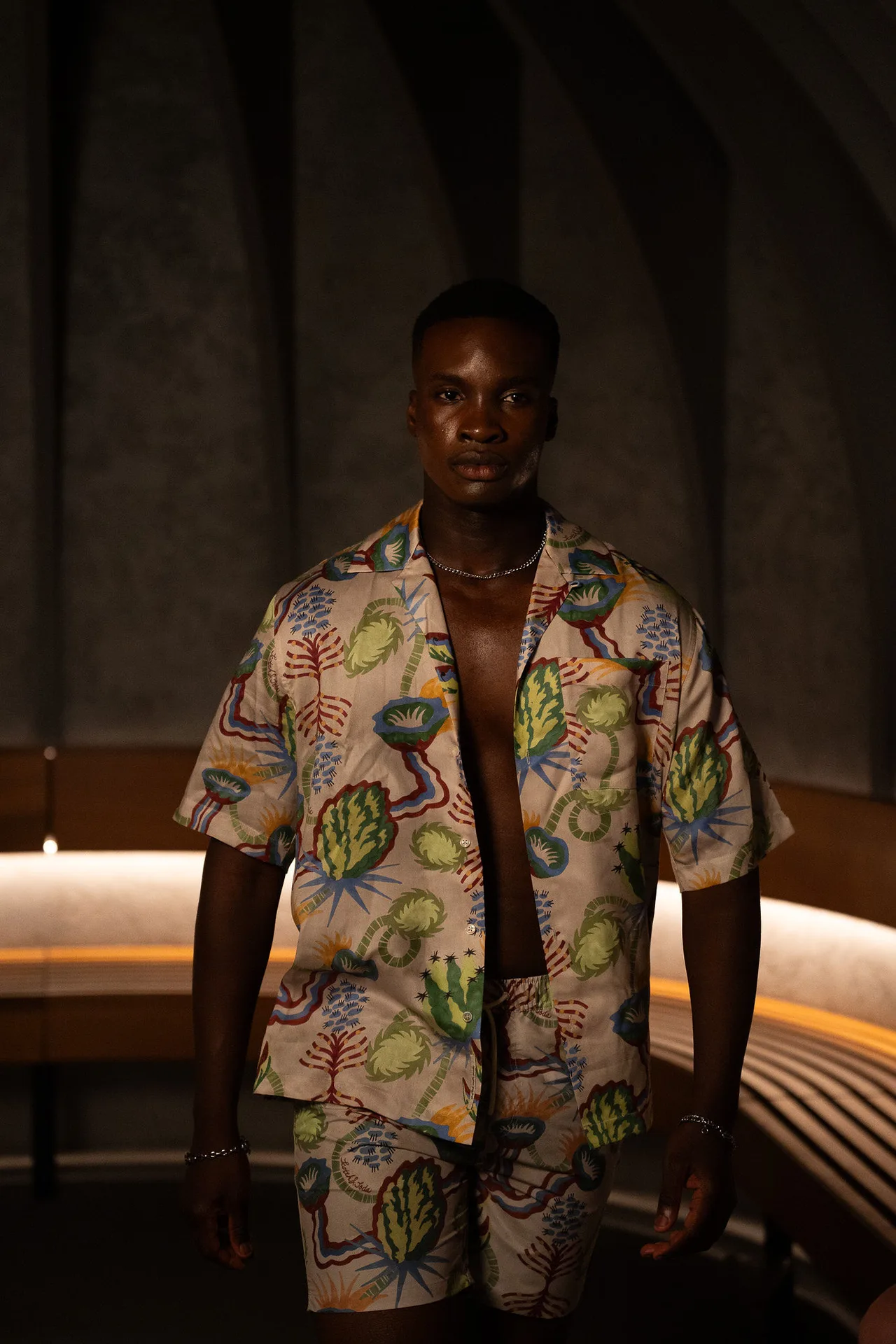 Swimwear on the runway at AURA, photographed by Adnan