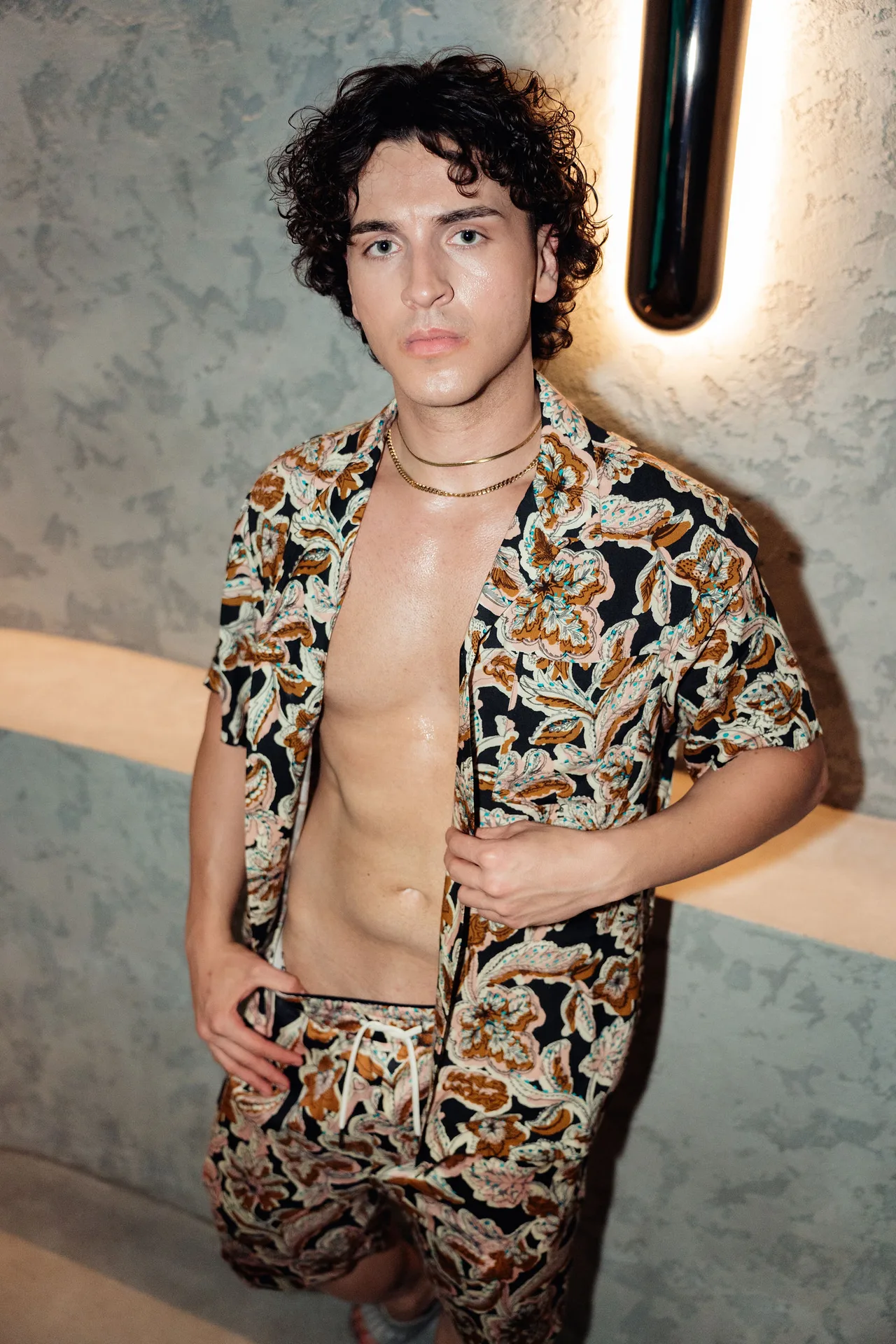 Swimwear on the runway at AURA, photographed by BushMW
